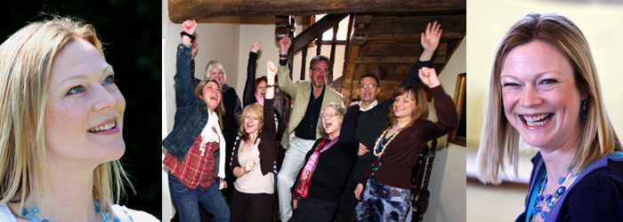 Participants in The Life Coaching Retreat at Bickleigh Castle 2010